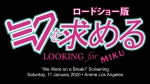 Looking for Miku Anime LA 2020